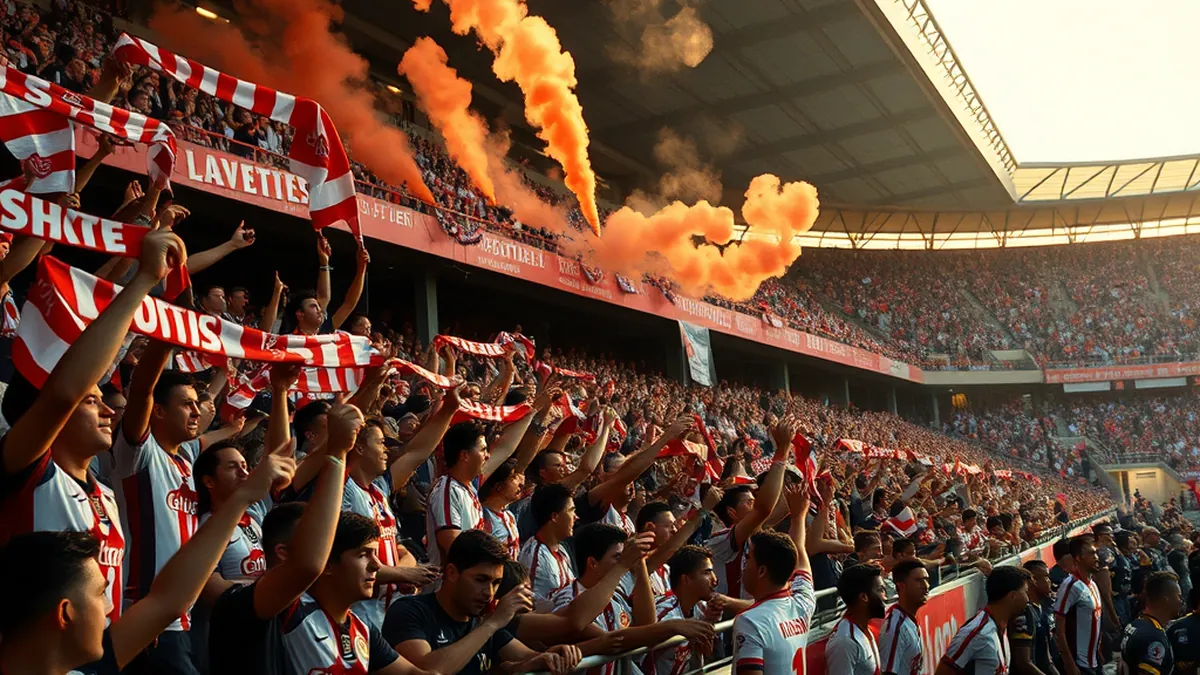 Rituals and Traditions of Los Blanquinegros at the Stadium